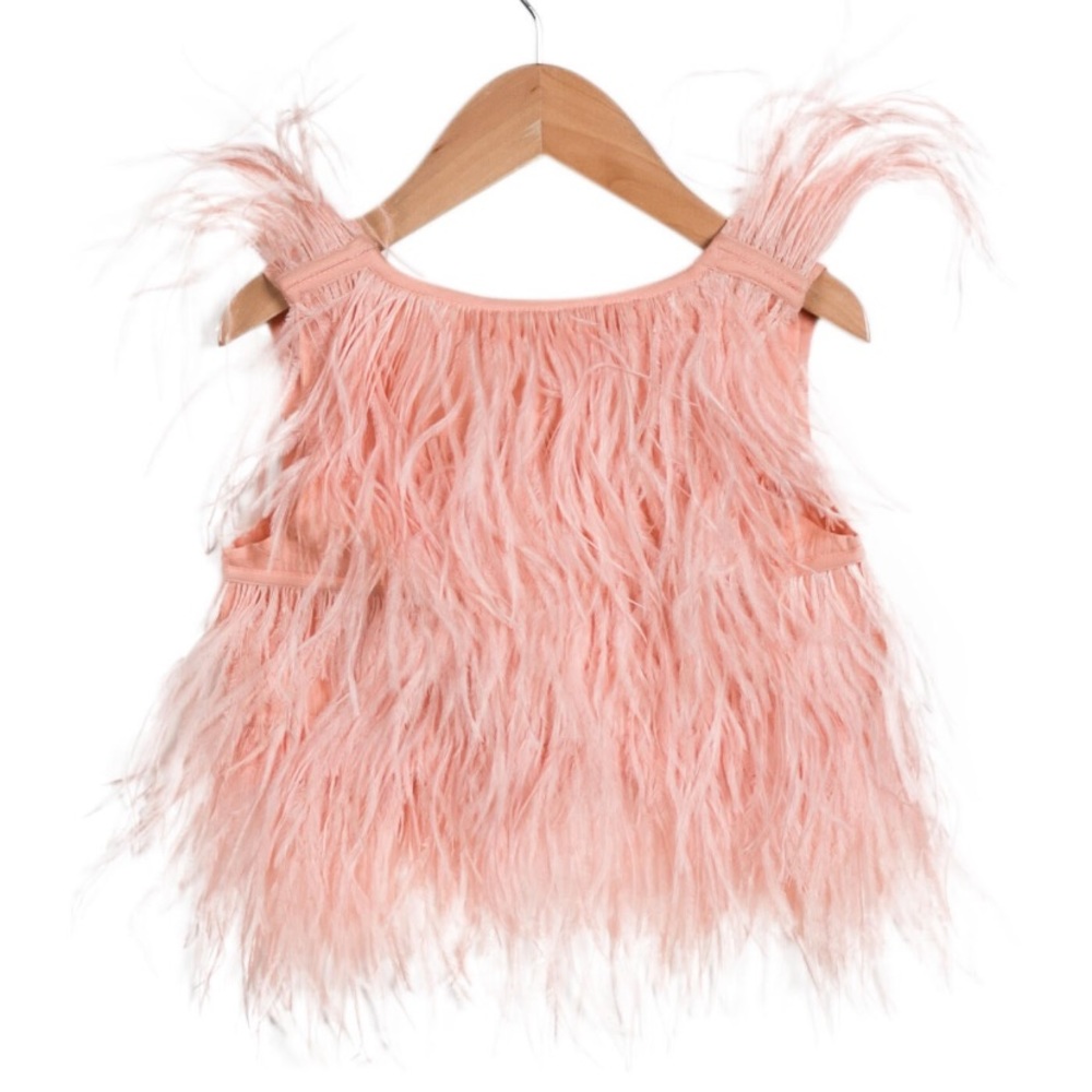Tutu du Monde feather vest with tags - Picture 3 of 7